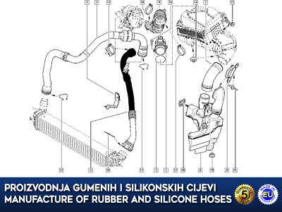 MCQNDS Pour R&ENAULT Pour Laguna III 1.5 DCI 8200852008 Turbocharged