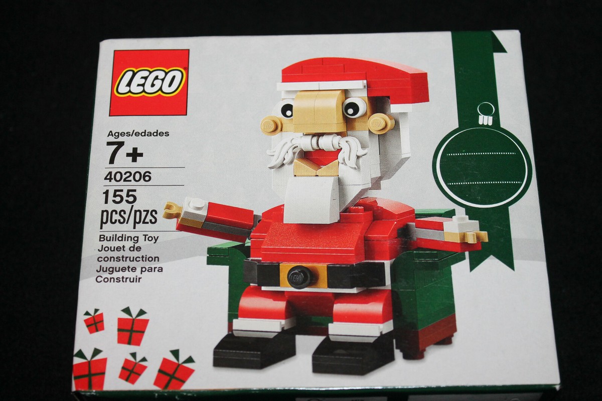 LEGO Holiday SANTA CLAUS Chair SET # 40206 Christmas Stocking