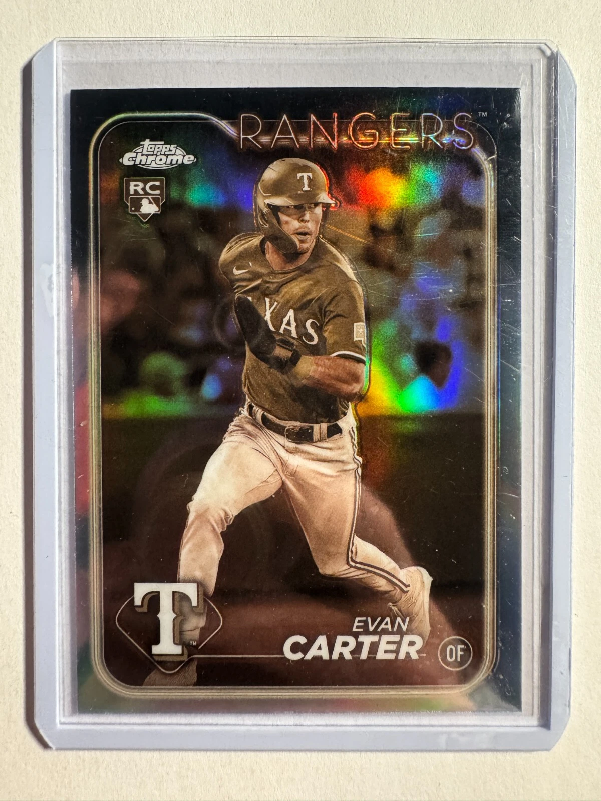 K303,499 - 2024 Topps Chrome Sepia Refractors #136 Evan Carter