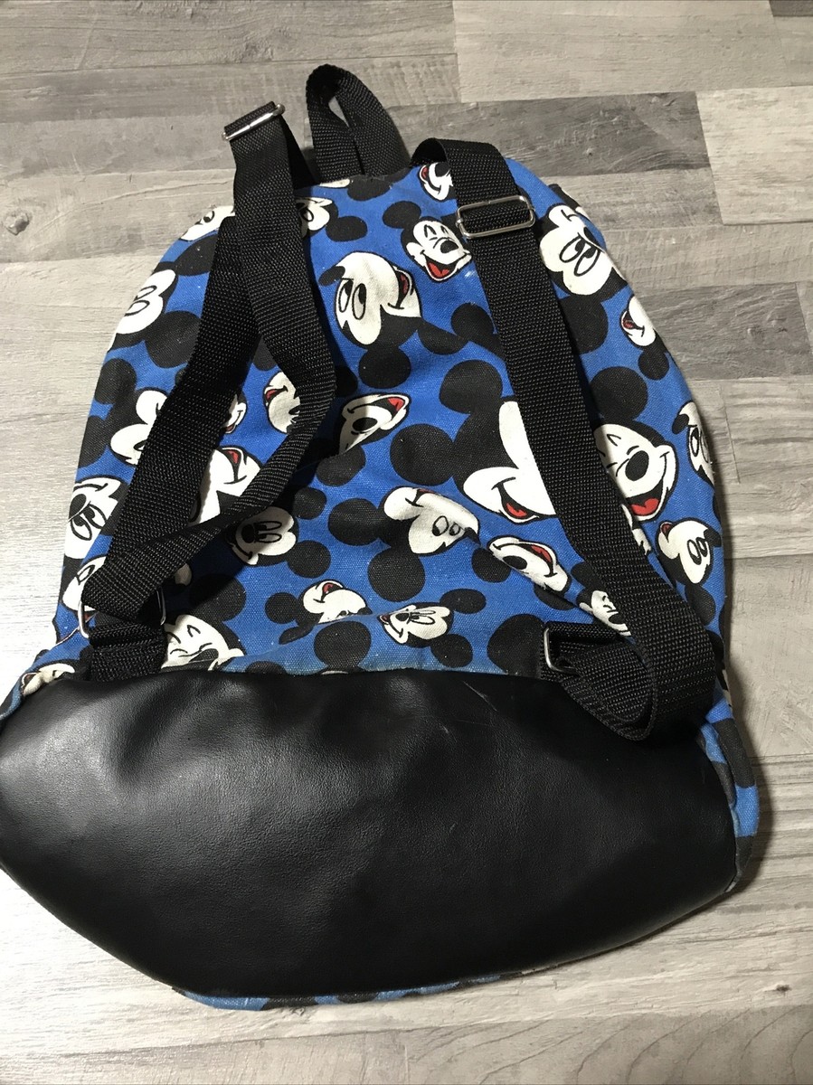 Disney Mickey Mouse Expressions Backpack All Over Print Blue  display picture 1