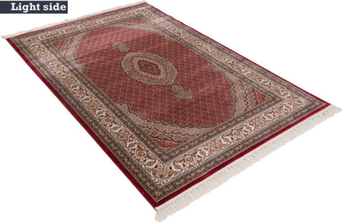 Tabriz Medallón Machine Woven Rug Persian Various Sizes - Rug, Carpet, Red - Picture 11 of 35