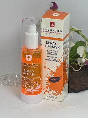 Erborian Korean Skin Therapy Spray to Mask Revitalizing Face Mask - 2 oz - NIB