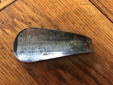VINTAGE MONTGOMERY WARD CO SHOE HORN WITH USA CITIES LISTED