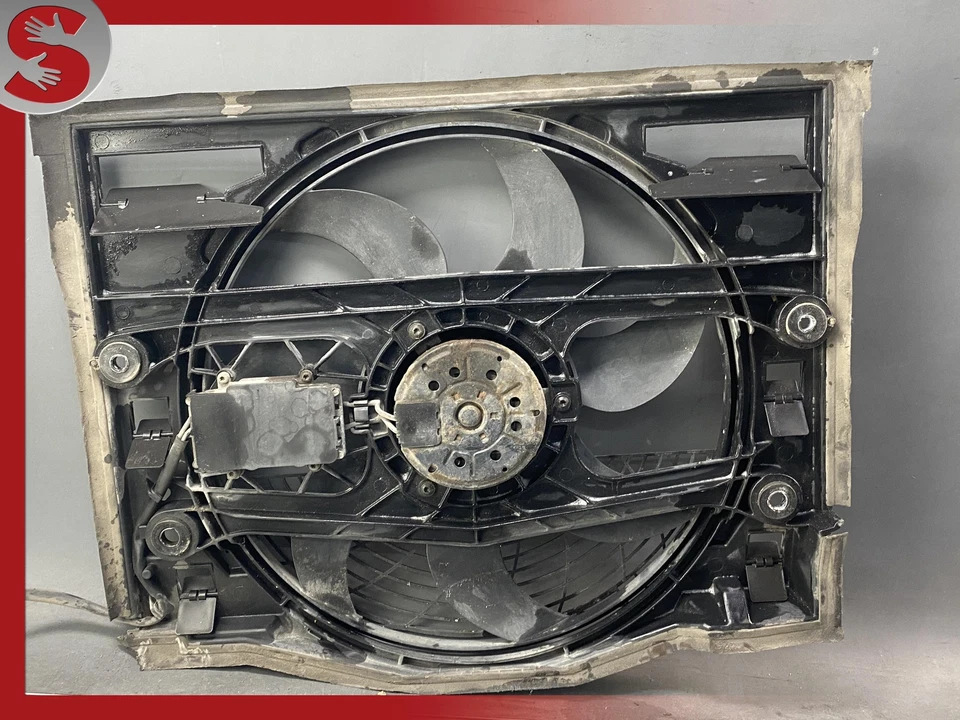 BMW 325I 1999-2004 OEM MOTOR RADIADOR VENTILADOR DE REFRIGERACIÓN MOTOR CON CUBIERTA Foto 4 de 4