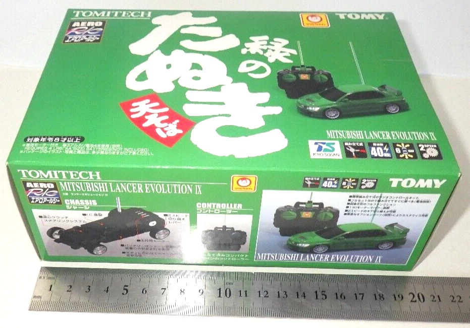 Tomy MITSUBISHI Lancer Evolution IX RC CAR Modellbausatz grün 1:24 aus Japan ... - Bild 2 von 4