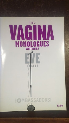 Eve Ensler in The Vagina Monologues at the Ambassadors Theatre 2001 programme