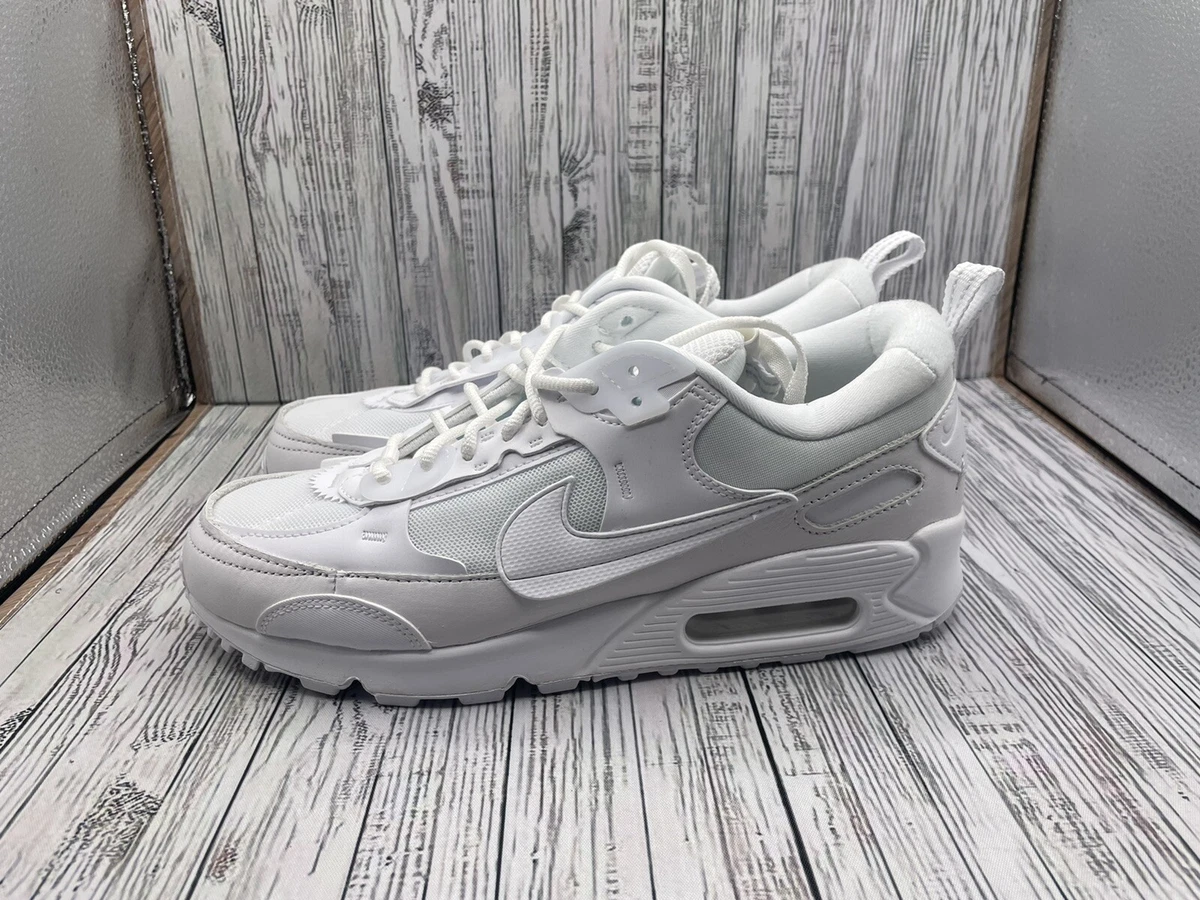 Nike Women Air Max 90 Futura White Shoes DM9922 101 Size 9