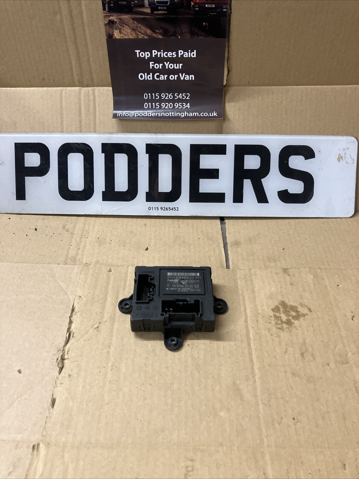 FORD FOCUS MK2 CC CONVERTIBLE DRIVERS DOOR CONTROL MODULE 6N4T  