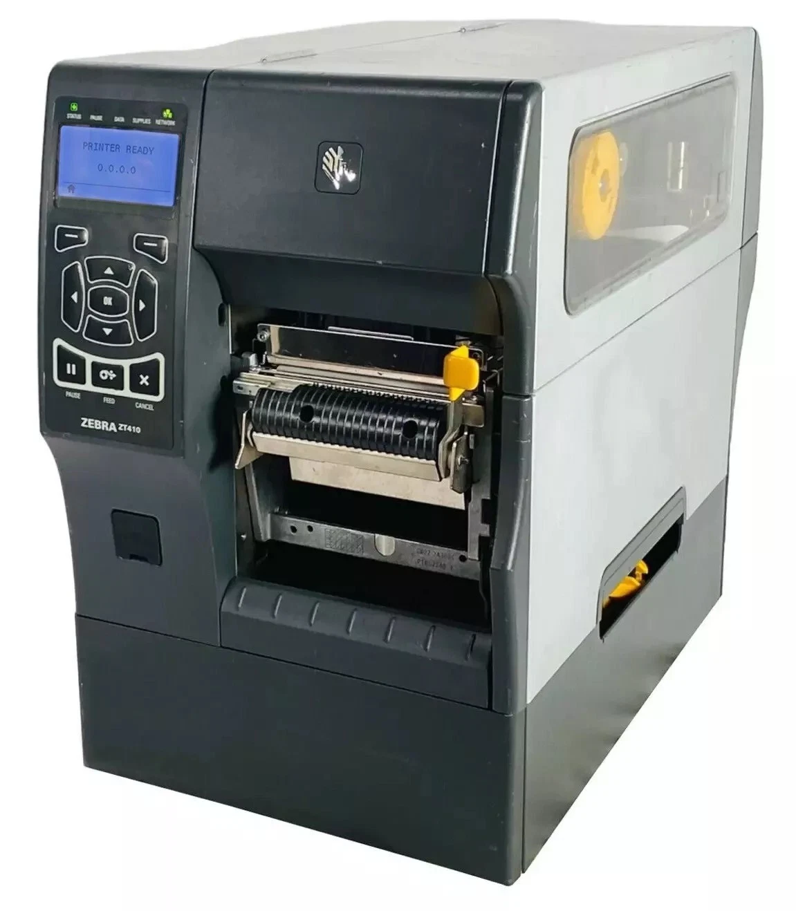Zebra ZT410 Thermal Transfer Label Printer Peeler Rewinder Bluetooth LAN USB
Opens in a new window o