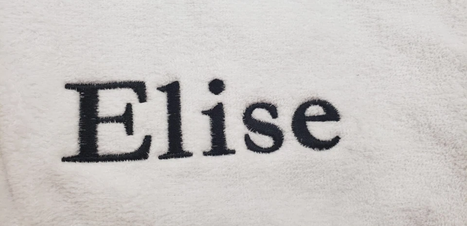 Bolsa de cosméticos Pottery Barn Terry "Elise" blanca bolsa de maquillaje nueva con etiquetas Foto 3 de 4