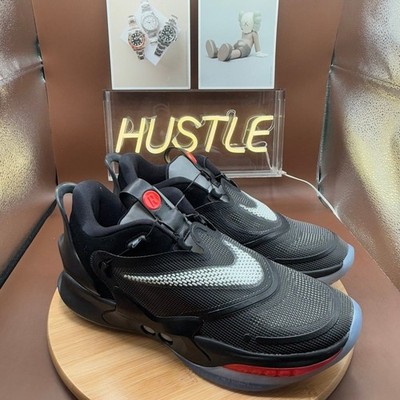 Nike Adapt BB 2.0 Black/White/Bright Crimson Auto Laces Mens 