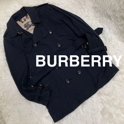 Trench coat BURBERRY Sandringham Navy 48 made in England design classico cotone