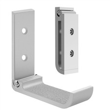 Geekria Foldable Wall Mount Headphones Holder Aluminum Hook 3M Tape 2pcs