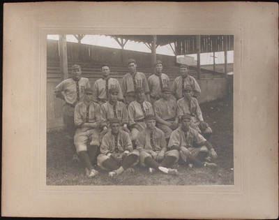 1912 Altoona PA Pro Baseball Team Photo at Cricket Field 7.75x9.5''