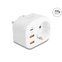 Delock Schutzkontakt-Steckdose Mit Kindersicherung Und Usb Pd...