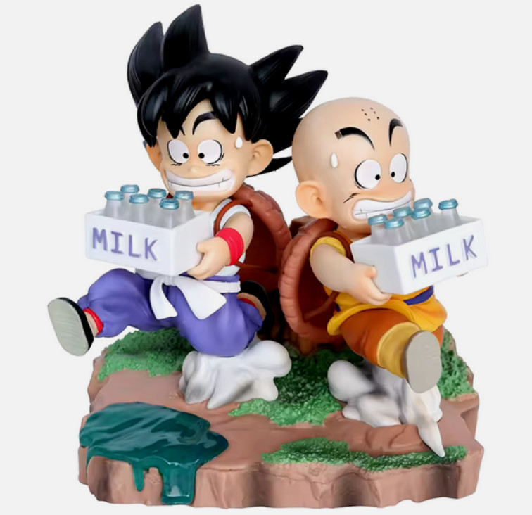Figurines d'action Dragon Ball Son Goku livraison de lait statuette PVC 15cm