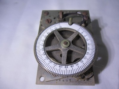 Vault Timer Key Sargent & Greenleaf Vault Timer Movement Antique Bank Safe Time Lock ...