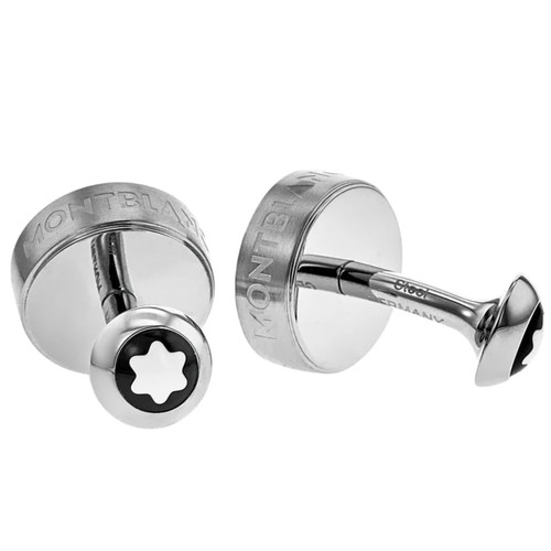 New Montblanc Heritage Iconic Emblem Ripple Effect Men's Cufflinks 109506 - Picture 3 of 6
