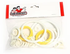 Bally Wizard Pinball Machine Replacement Repair Rubber Ring Kit White