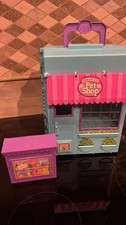 VINTAGE 1992 Littlest Pet Shop STORE Carry Travel Case parts missing