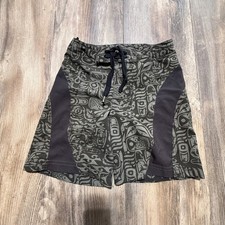 REI Board Shorts Olive Green Tribal Print Gorpcore