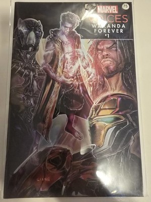 Marvel Voices: Wakanda Forever #1 Trade Variant SIGNED by John Giang With COA!