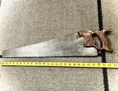 Vintage 24  LAKESIDE  No. L100,  Crosscut Hand Saw,  8 PPI - SHARPENED 