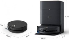 ECOVACS DEEBOT X9 PRO Omni Robot Vacuum and Mop, 16,600Pa OMNI, Black