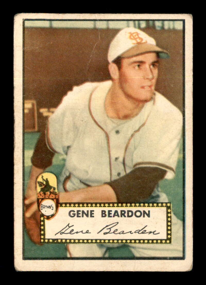 1952 Topps #229 Gene Bearden   GOOD X3065861