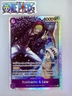 One Piece Card Game🏴‍☠️COLOR: PURPLE EB04-038 ROSINANTE & LAW SR FOILNM TCG ENG