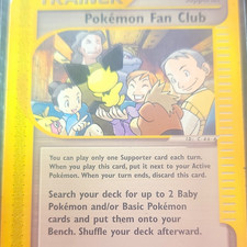 Pokémon TCG Aquapolis Pokemon Fan Club 130/147 Uncommon e-Reader EN 2002 on eBay