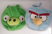 Lot Of 2 Angry Birds Jumbo Minion Pig Plush  Space Ice Bird Collection HTF RARE