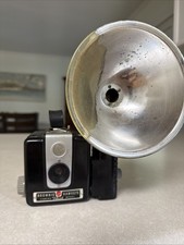 Kodak Brownie Hawkeye Camera Flash Model With Flash Vintage 1950 s Untested