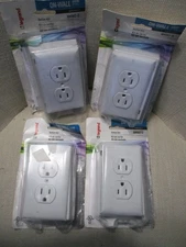 4 Packs Legrand Wiremold NMW2-D On Wall Duplex Kit Outlet Kit PVC White