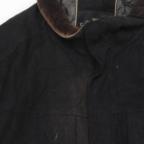 Marks and Spencer Men's Black XL Overcoat - Picture 12 of 12