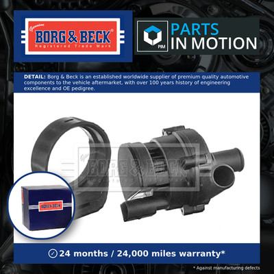 Water Pump for Parking Heater fits MERCEDES C220 S205, W205 2.2D 14 to 18 B&B