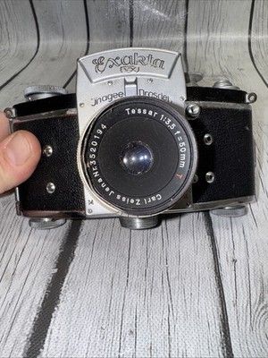 Carl Zeiss Jena Tessar 50mm f3.5 Red T And Exakta Jnagee Dresden