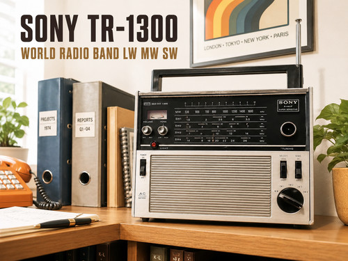 SONY TR-1300 πRaReπ World Radio Band LW MW SW