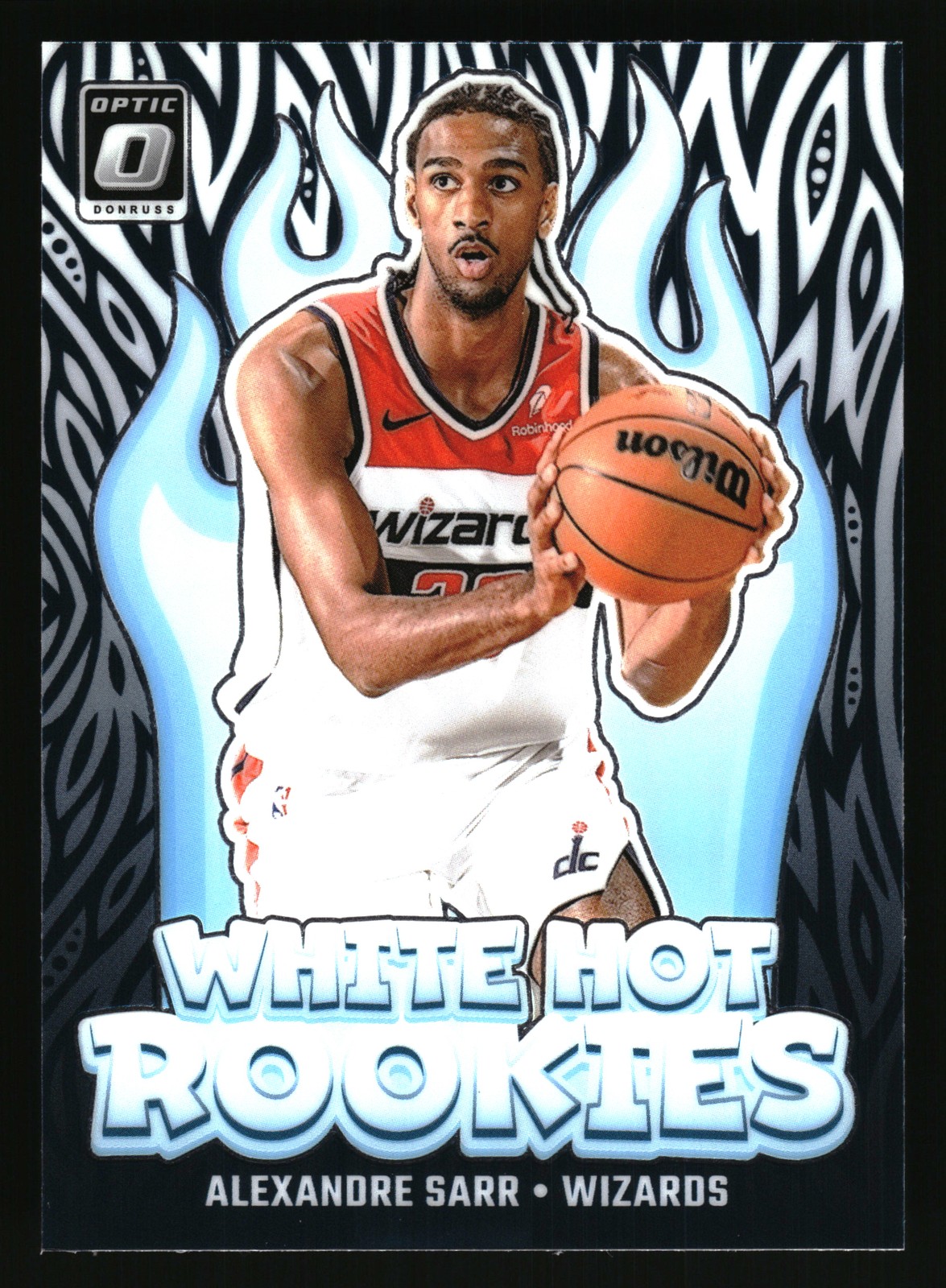 2024-25 Donruss Optic #14 Alexandre Sarr White Hot Rookies
