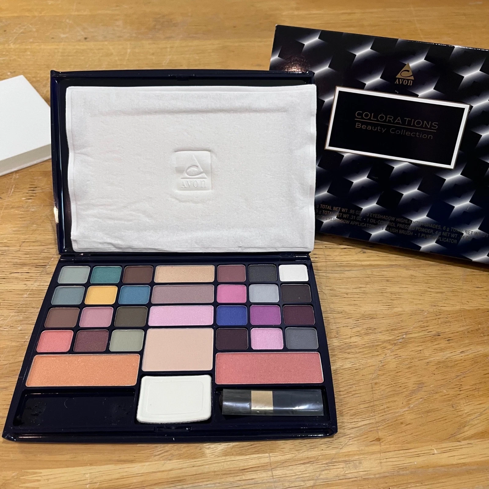 Vtg 90s Avon Colorations Beauty Collection Makeup Palette 30 Shades New Boxed