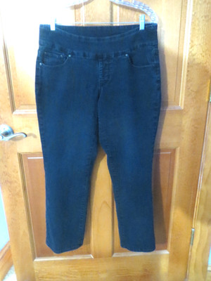 JAG Jeans Women's W33 L28 14S High Rise Pull-On Stretch Denim Blue Slim NWOT