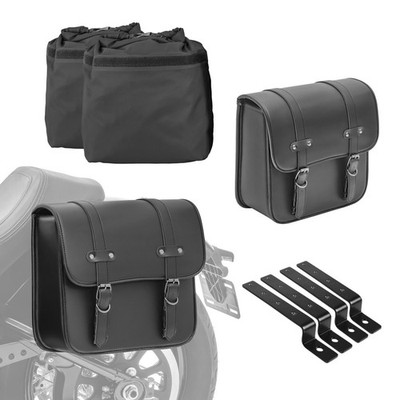 Set 2x Satteltasche + Haltesatz für Hyosung GV 125 / S Aquila RNO
