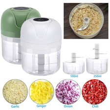 Electric Food Vege Chopper Food Processor Kitchen Meat Grinder Mixer 100ML 250ML