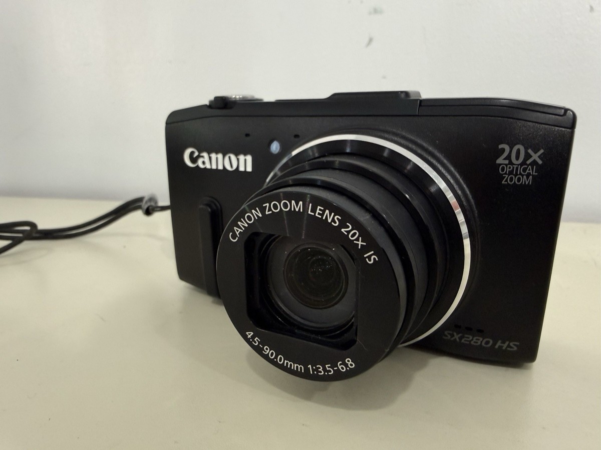 Canon PowerShot SX280 HS 12.1MP Digital Camera - Black for sale