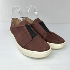 SOFFT Safia Berry Slip On Sneakers Shoes SIZE 8.5 Brown Leather Beach Coastal
