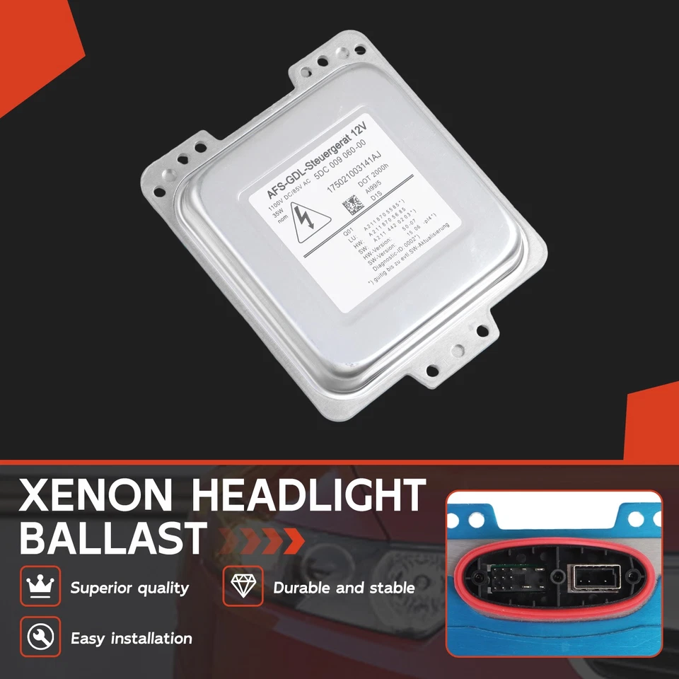 Xenon Headlight Ballast Fits for 2003 2004 2005 2006 Mercedes-Benz E55 AMG - Image 2 of 4