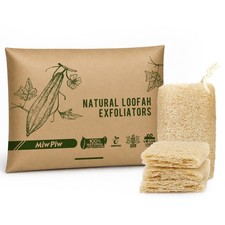 Natural Loofah Exfoliating Body Scrubber Pack 4 , Loofah Shower Sponge, Luff...
