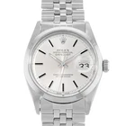 Rolex Datejust 36 1600 Vintage Silver Index Steel Jubilee Mens Watch 1971