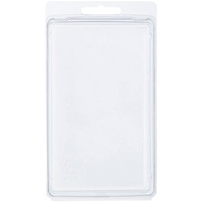 Collecting Warehouse Clear Plastic Clamshell Container, 5.125" x 2.9375" x 1.25"