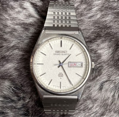 SEIKO9943-8030 グランドクオーツGrand Quartzビンテージ Seiko Grand-Seiko 9943-8030 Analog Quartz Men Rare Grand Antique